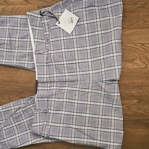 Ava and Viv sz 20 grey plaid dress trouser pants business casual office BNWT - Picture 4 of 5